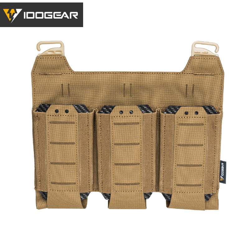 IDOGEAR Tactical 556 Triple Mag Pouch G-hook Buckle for Outdoor 35134