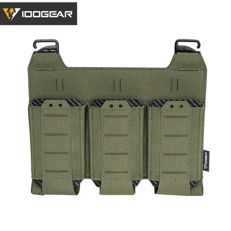 IDOGEAR Tactical 556 Triple Mag Pouch G-hook Buckle for Outdoor 35134