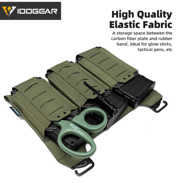 IDOGEAR Tactical 556 Triple Mag Pouch G-hook Buckle for Outdoor 35134