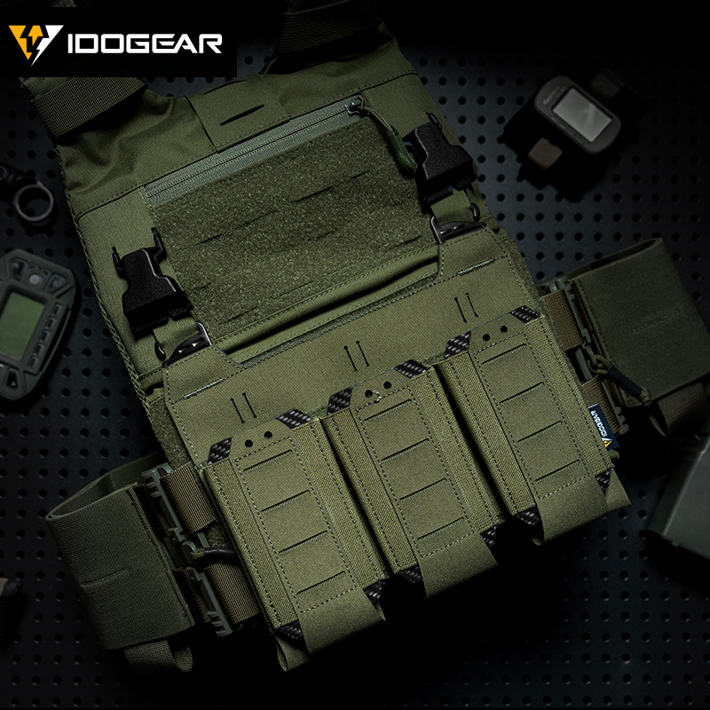 IDOGEAR Tactical 556 Triple Mag Pouch G-hook Buckle for Outdoor 35134