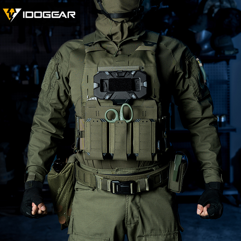 IDOGEAR Tactical 556 Triple Mag Pouch G-hook Buckle for Outdoor 35134