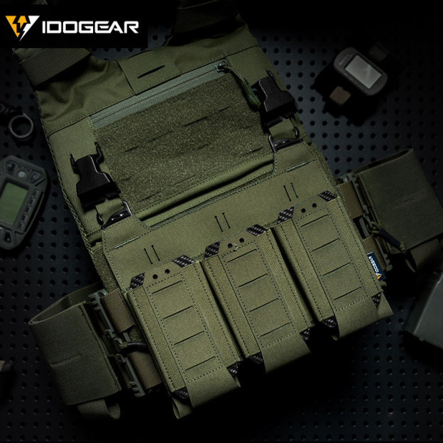 IDOGEAR Tactical 556 Triple Mag Pouch G-hook Buckle for Outdoor 35134