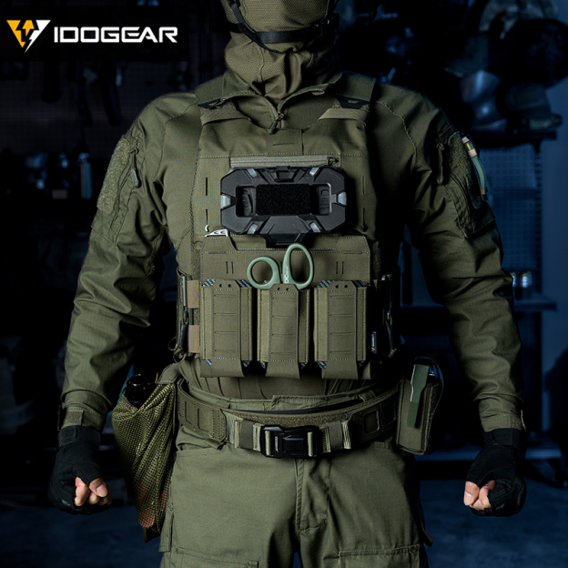 IDOGEAR Tactical 556 Triple Mag Pouch G-hook Buckle for Outdoor 35134