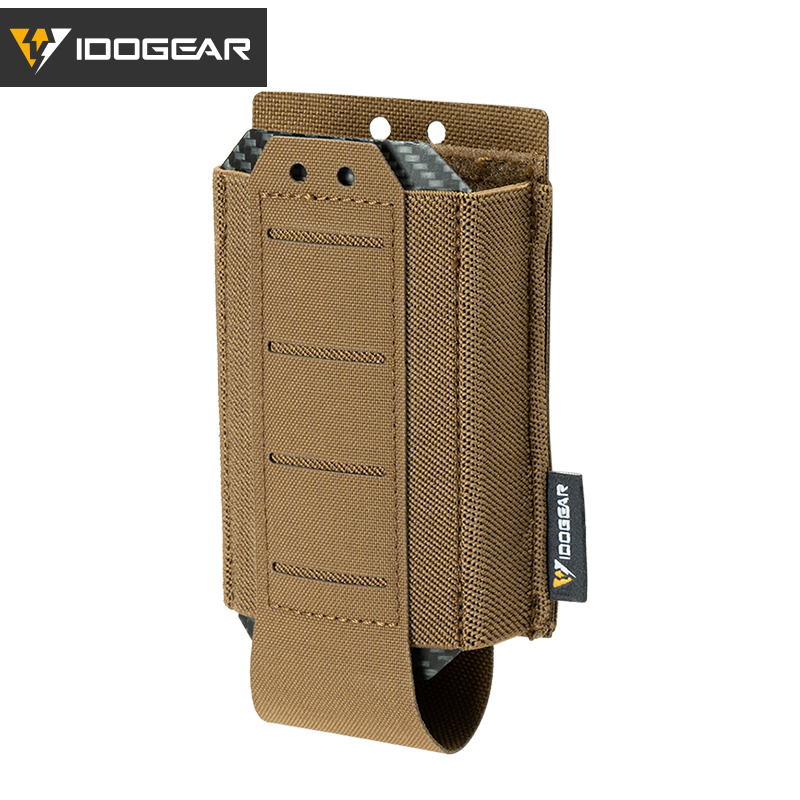IDOGEAR Tactica 556 Single Mag Pouch Top Stretch Elastic Quick Draw Open 35135