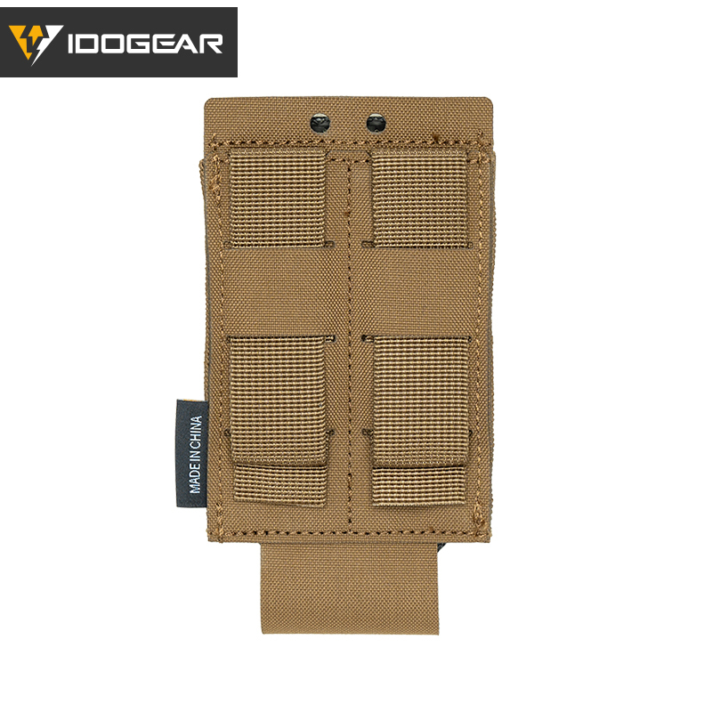 IDOGEAR Tactica 556 Single Mag Pouch Top Stretch Elastic Quick Draw Open 35135