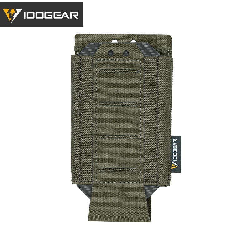 IDOGEAR Tactica 556 Single Mag Pouch Top Stretch Elastic Quick Draw Open 35135