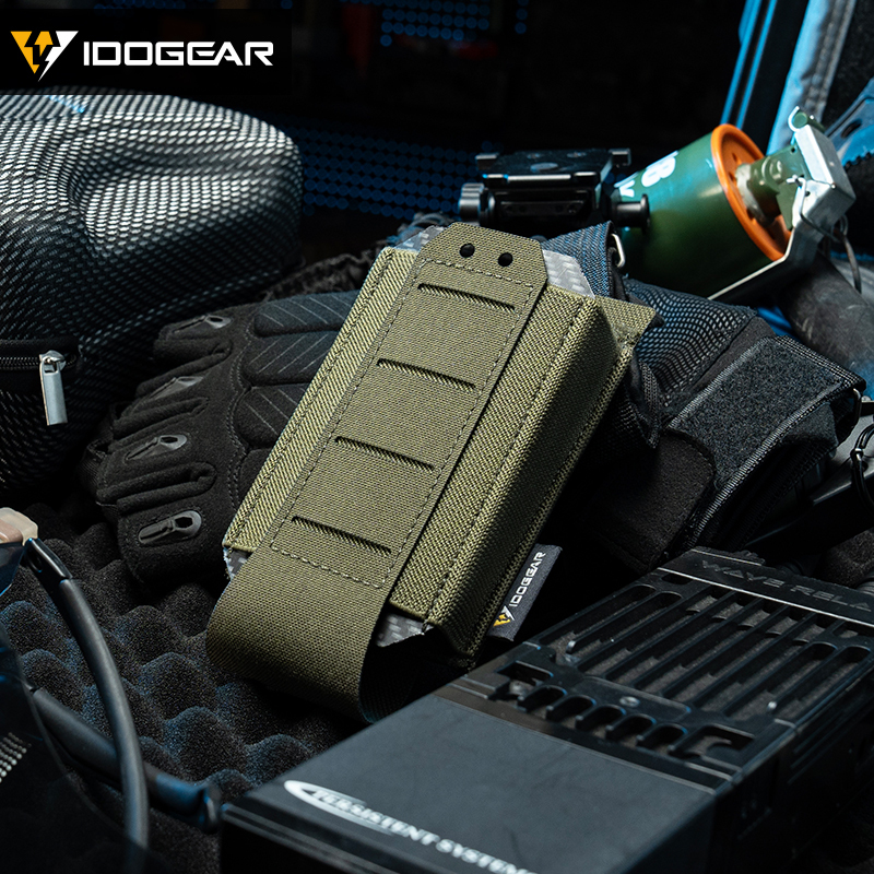 IDOGEAR Tactica 556 Single Mag Pouch Top Stretch Elastic Quick Draw Open 35135