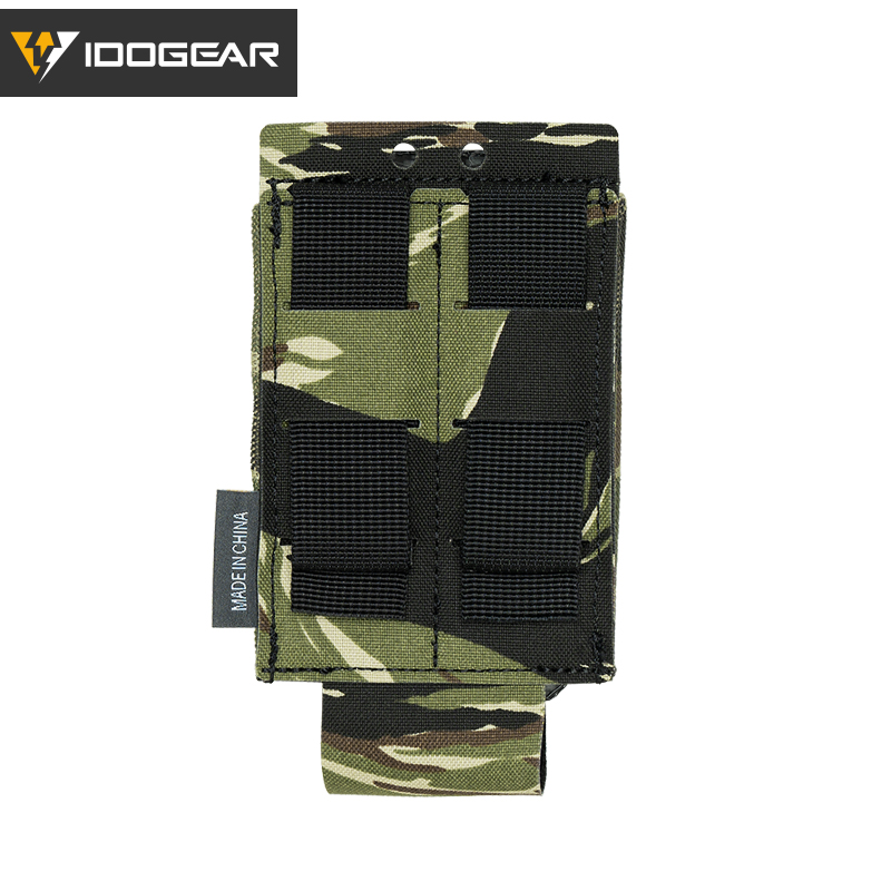 IDOGEAR Tactica 556 Single Mag Pouch Top Stretch Elastic Quick Draw Open 35135
