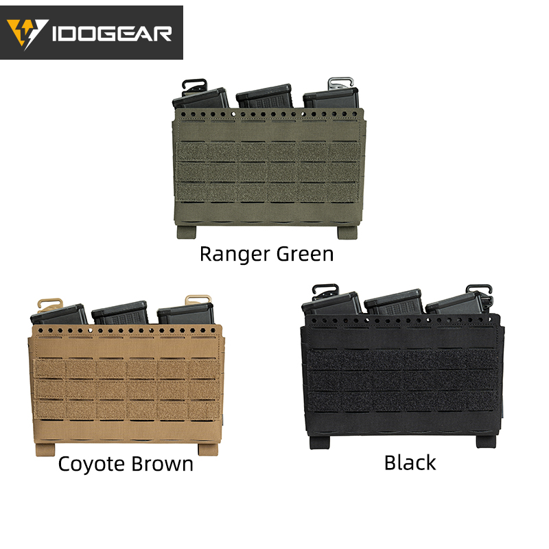 IDOGEAR Tactical Front Panel SS Style Laser Cut with G-Buckle 35137