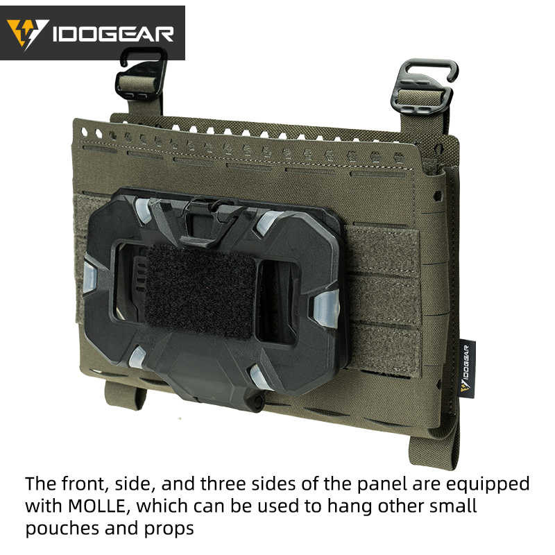 IDOGEAR Tactical Front Panel SS Style Laser Cut with G-Buckle 35137