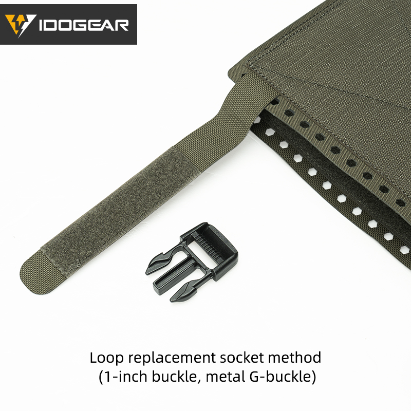 IDOGEAR Tactical Front Panel SS Style Laser Cut with G-Buckle 35137