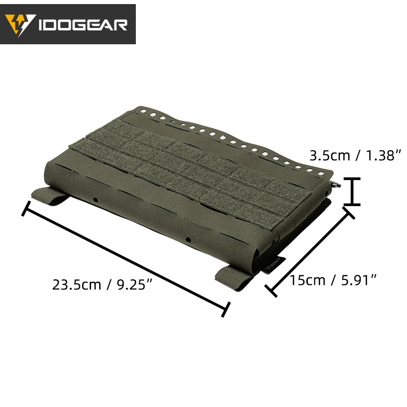 IDOGEAR Tactical Front Panel SS Style Laser Cut with G-Buckle 35137