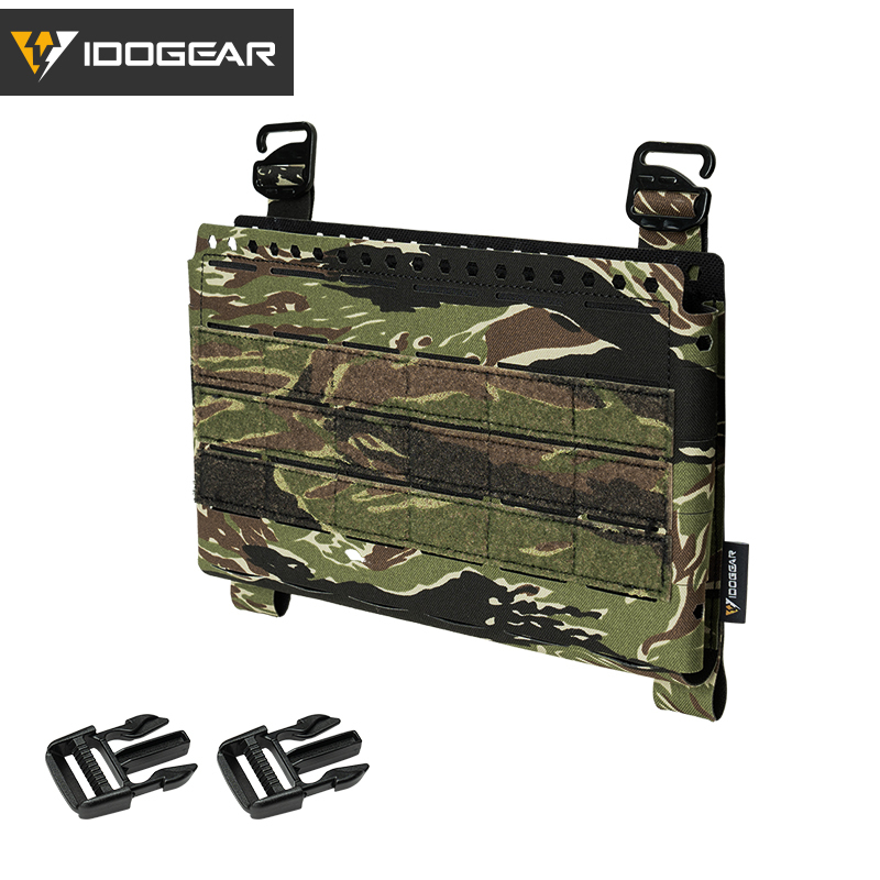 IDOGEAR Tactical Front Panel SS Style Laser Cut with G-Buckle 35137