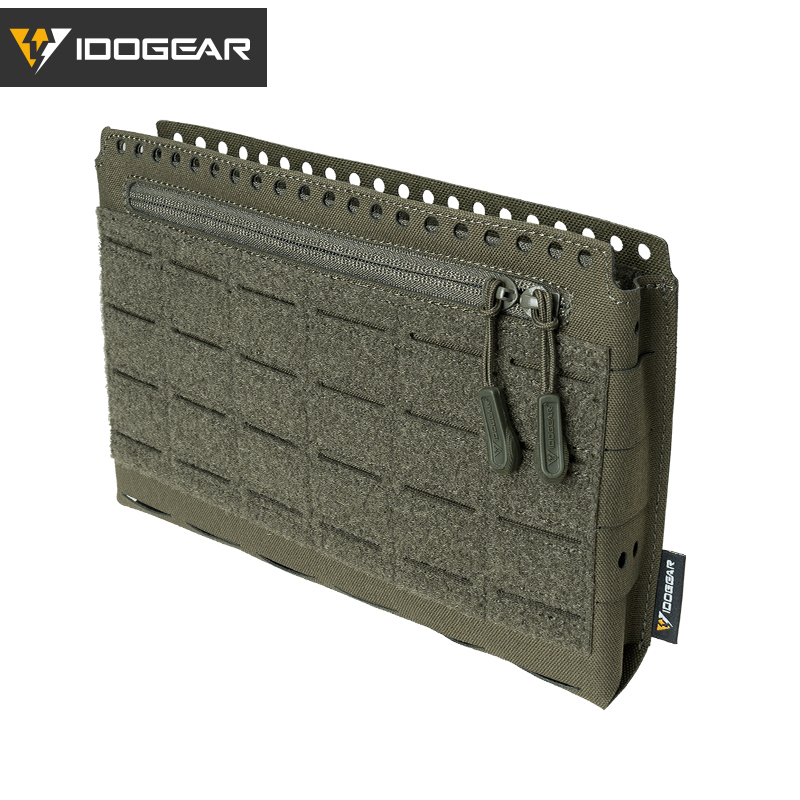 IDOGEAR Tactical Front Panel Hook&loop MOLLE for Tactical Vest Front Pouch 35138