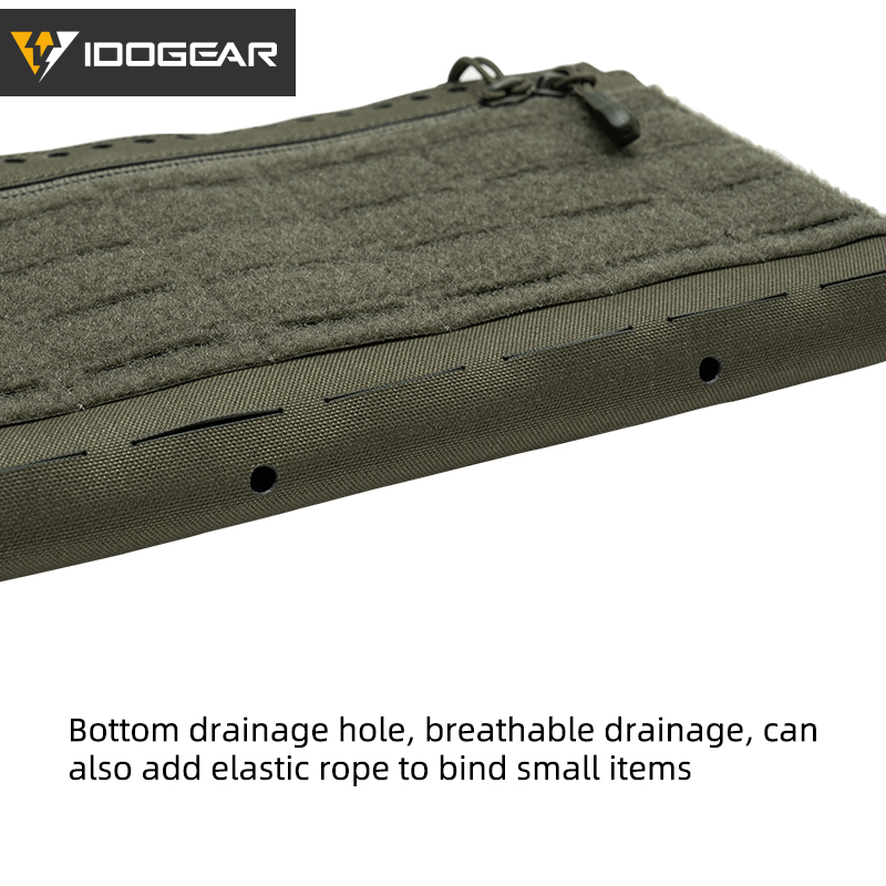 IDOGEAR Tactical Front Panel Hook&loop MOLLE for Tactical Vest Front Pouch 35138