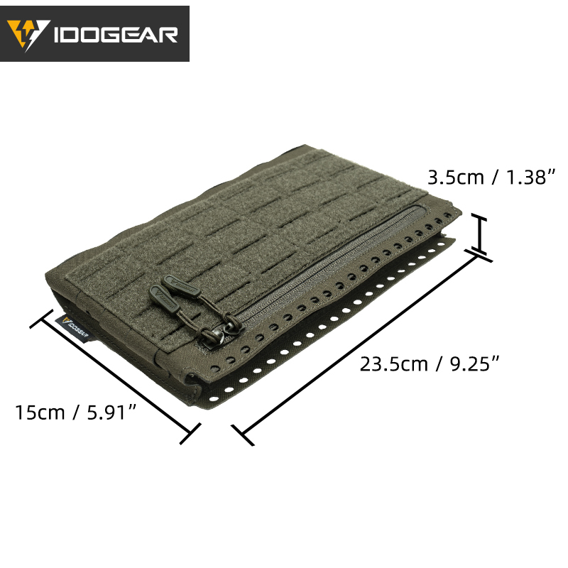 IDOGEAR Tactical Front Panel Hook&loop MOLLE for Tactical Vest Front Pouch 35138