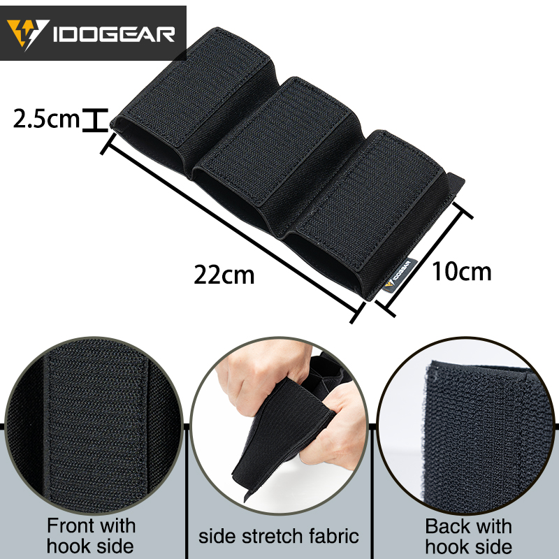 IDOGEAR Tactical Triple 556 Insert Mag Pouch SS Style for MK3/MK4/MK5 Front Panel Insert Mag Holder 35139