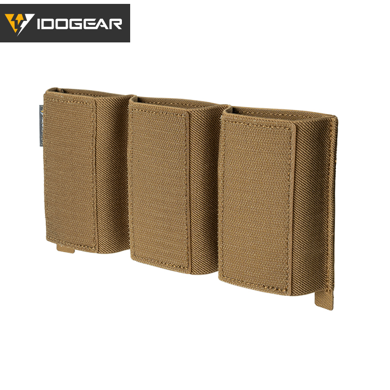 IDOGEAR Tactical Triple 556 Insert Mag Pouch SS Style for MK3/MK4/MK5 Front Panel Insert Mag Holder 35139
