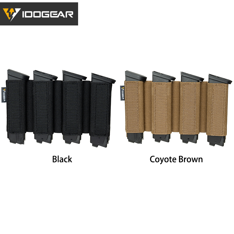 IDOGEAR Tactical 9mm Insert Mag Pouch SS Style for MK3/MK4/MK5 Front Panel 35140