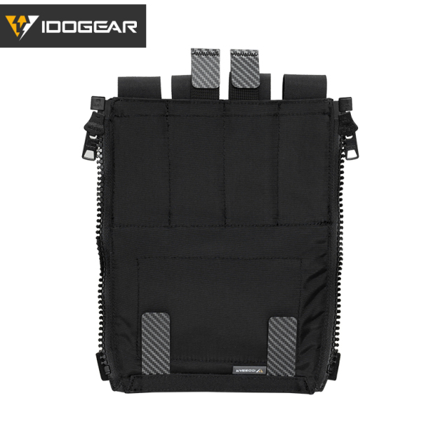 IDOGEAR Multi-functional Back Panel Bag Outdoor Tool Quick Access MOLLE Utility with Utility Zipper  (NO.35141)