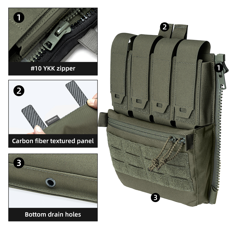 IDOGEAR Tactical Backpack with Quad 556 Mag Pouch 35141