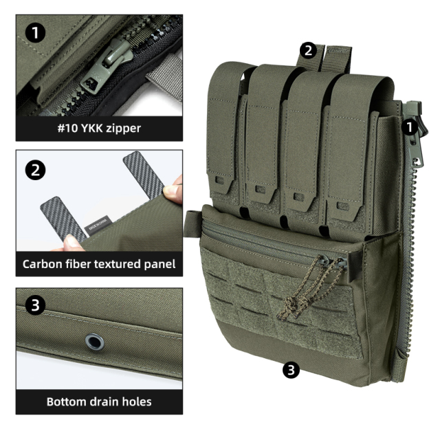 IDOGEAR Tactical Backpack with Quad 556 Mag Pouch 35141