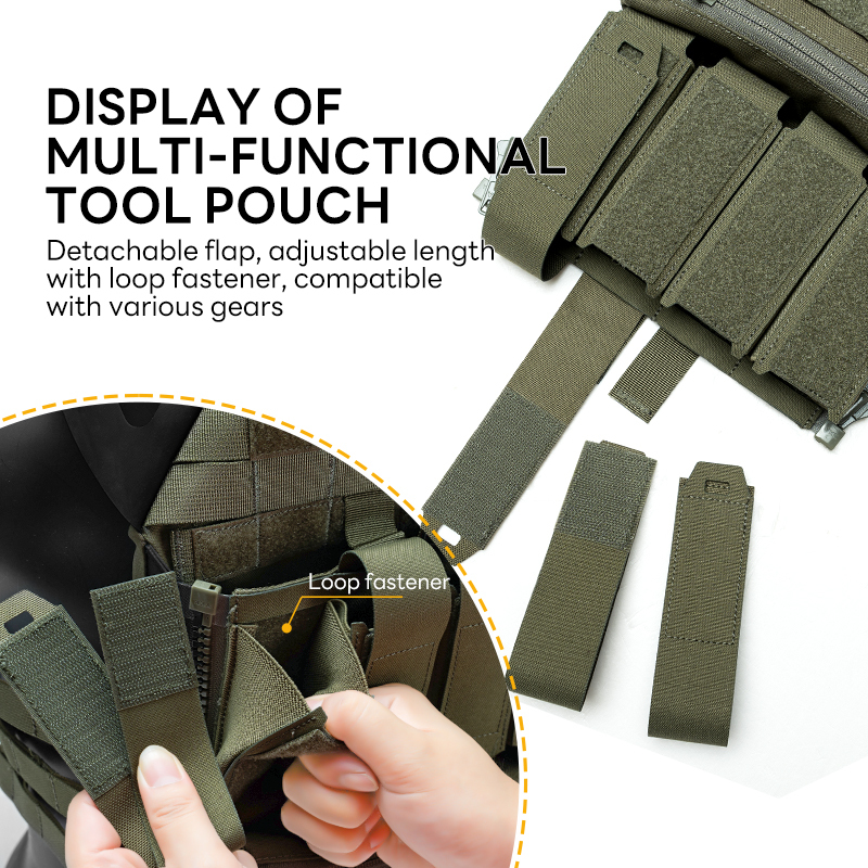 IDOGEAR Tactical Backpack with Quad 556 Mag Pouch 35141