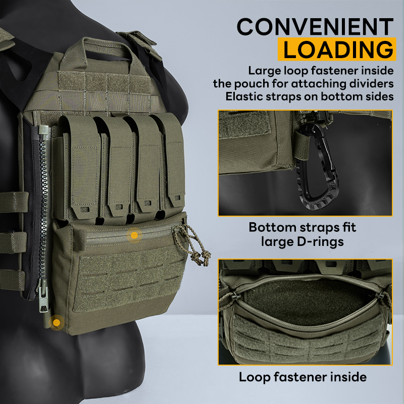 IDOGEAR Tactical Backpack with Quad 556 Mag Pouch 35141