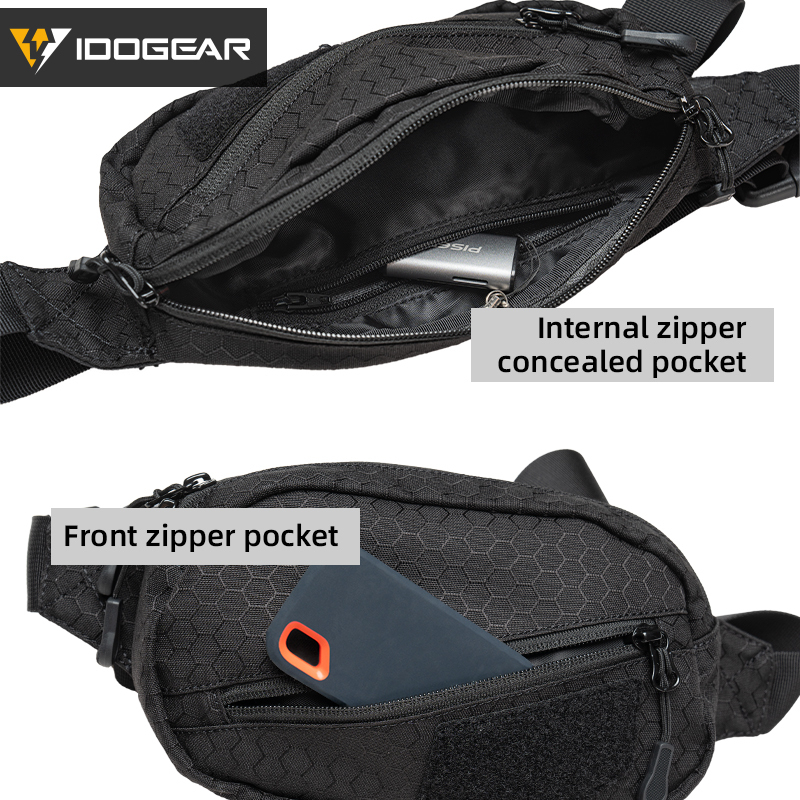 IDOGEAR Tactical Crossbody Bag Chest Bag Lightweight Outdoor 35143