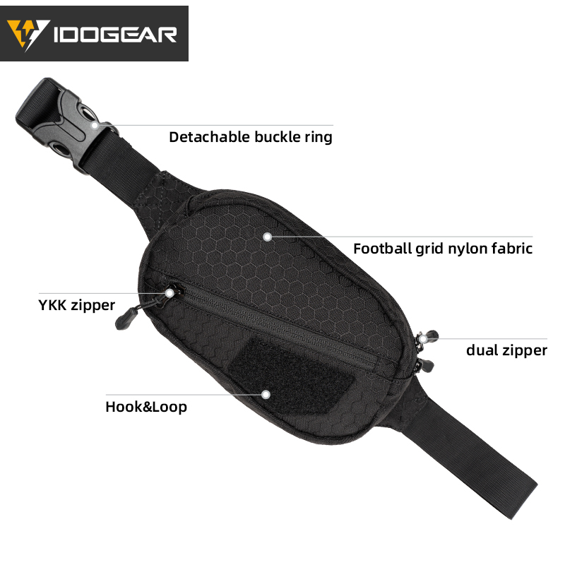 IDOGEAR Tactical Crossbody Bag Chest Bag Lightweight Outdoor 35143