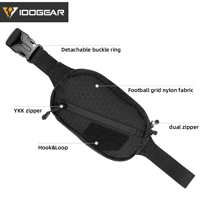 IDOGEAR Tactical Crossbody Bag Chest Bag Lightweight Outdoor 35143
