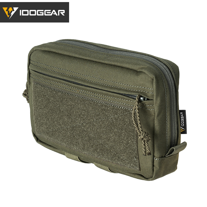 IDOGEAR Tactical Belt Bag Multi-functional Pouch for Vest Hook&loop Lightweight 35144
