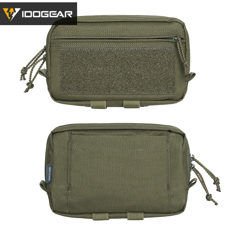 IDOGEAR Tactical Belt Bag Multi-functional Pouch for Vest Hook&loop Lightweight 35144