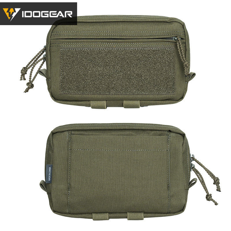 IDOGEAR Tactical Belt Bag Multi-functional Pouch for Vest Hook&loop Lightweight 35144