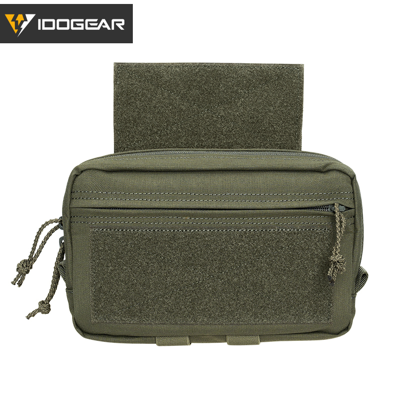 IDOGEAR Tactical Belt Bag Multi-functional Pouch for Vest Hook&loop Lightweight 35144