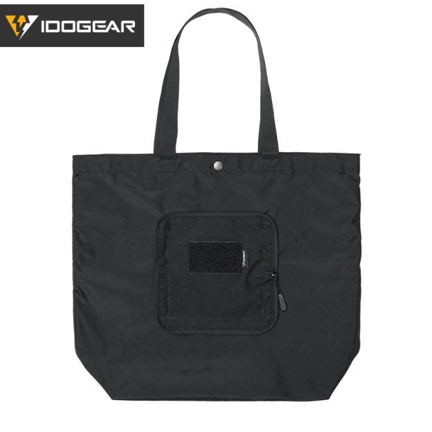 IDOGEAR Handbag Foldable Shoulder bag with Detachable Hook&Loop Pouch Gym  Daily Outdoor Sports Bag 35146