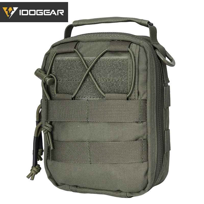 IDOGEAR Tactical Medical Pouch MOLLE First Aid EMT Utility Pouch IFAK Nylon First Aid Bag 3523