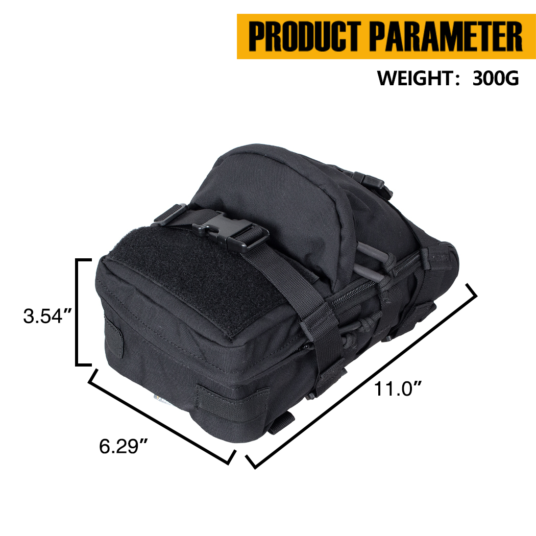 IDOGEAR Hydration Backpack Molle Pouch Mini Tactical Hydration pouch 3530