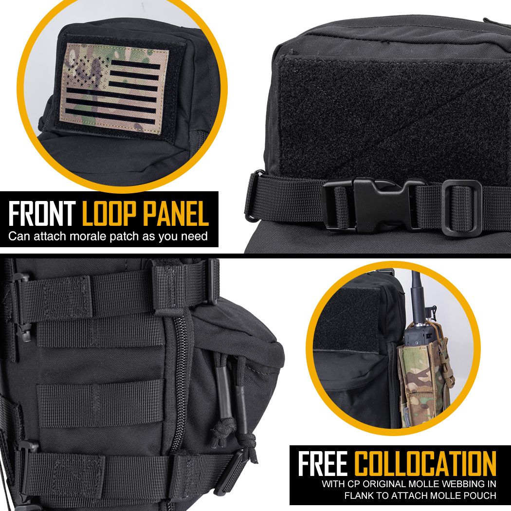 IDOGEAR Hydration Backpack Molle Pouch Mini Tactical Hydration pouch 3530