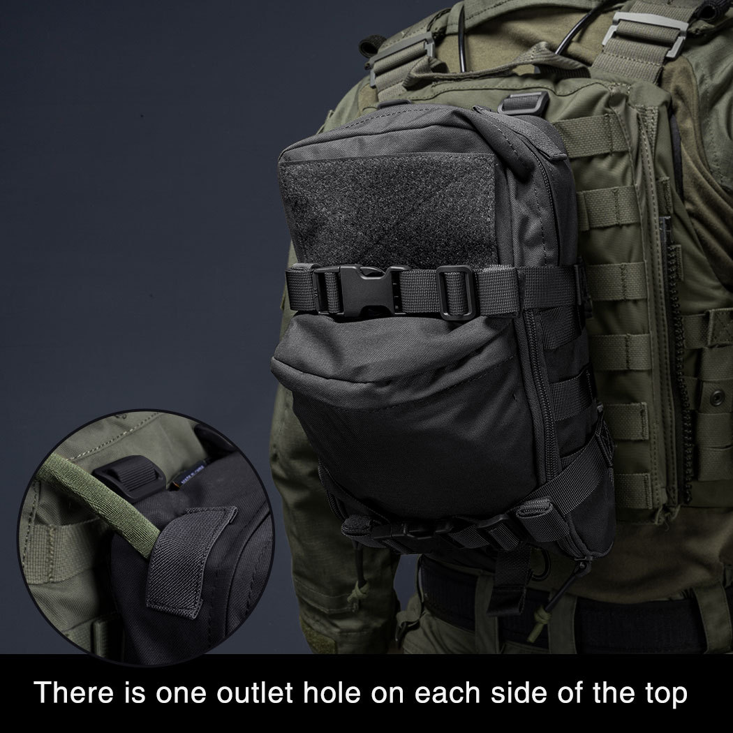 IDOGEAR Hydration Backpack Molle Pouch Mini Tactical Hydration pouch 3530