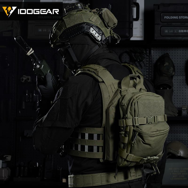 IDOGEAR Hydration Backpack Molle Pouch Mini Tactical Hydration pouch 3530