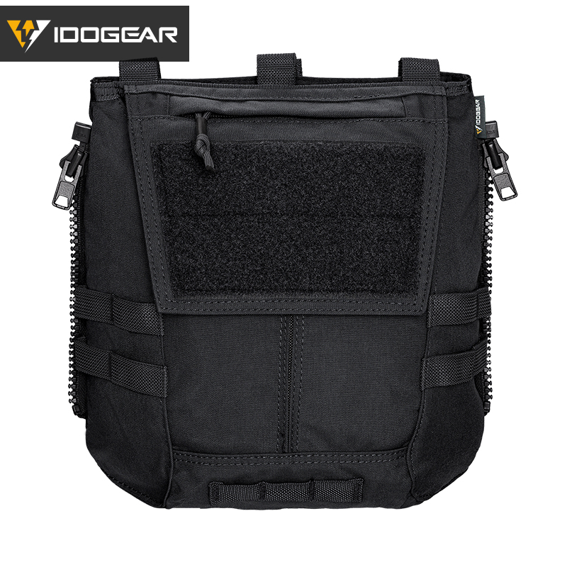 IDOGEAR Tactical Zip-on Panel Pouch Backpack Vest Accessory Bag