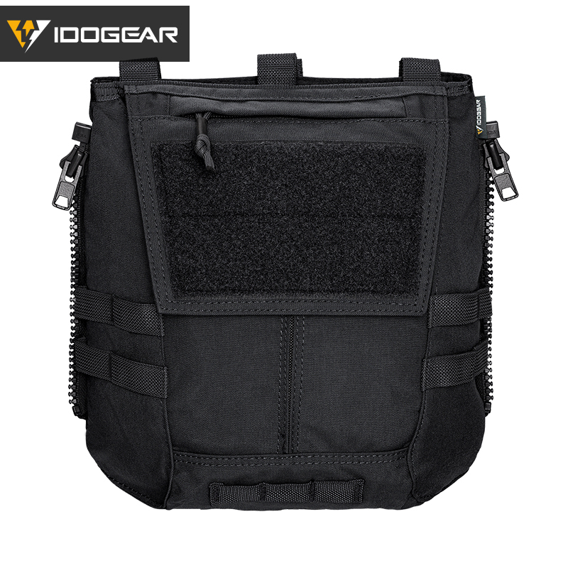 IDOGEAR Tactical Zip-on Panel Pouch Backpack Vest Accessory Bag for CP
