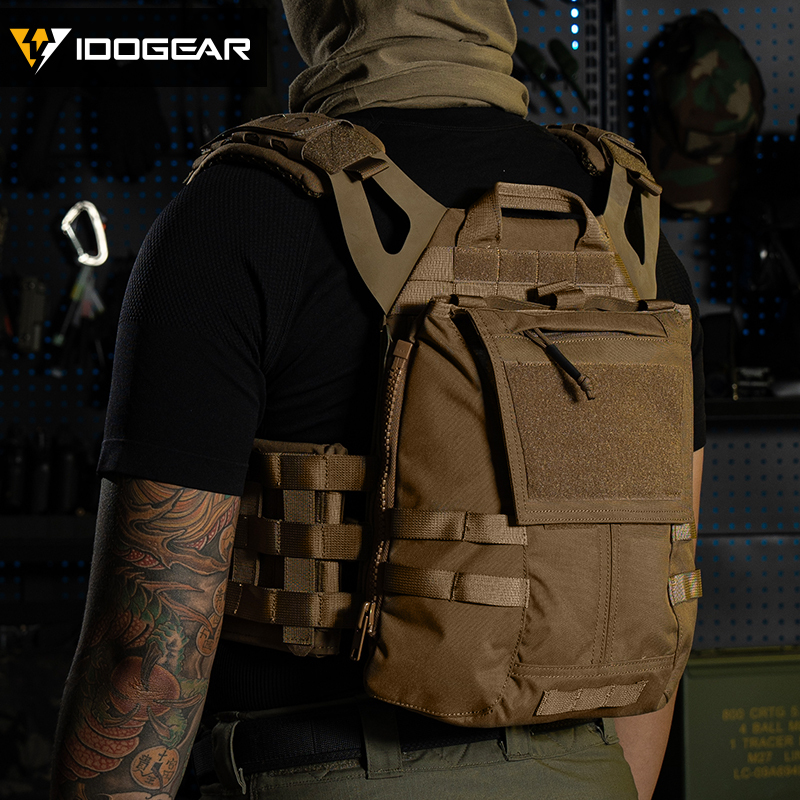 IDOGEAR Tactical Zip-on Panel Pouch Backpack Vest Accessory Bag for CPC AVS JPC2.0 3531