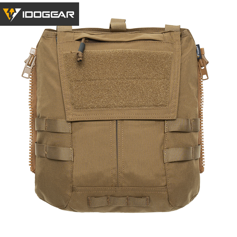 IDOGEAR Tactical Zip-on Panel Pouch Backpack Vest Accessory Bag