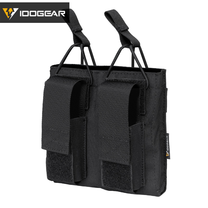 IDOGEAR Double Kangaroo Mag Pouch Tactical Molle Magazine Pouch for M4 M16 AR Magazine 3546