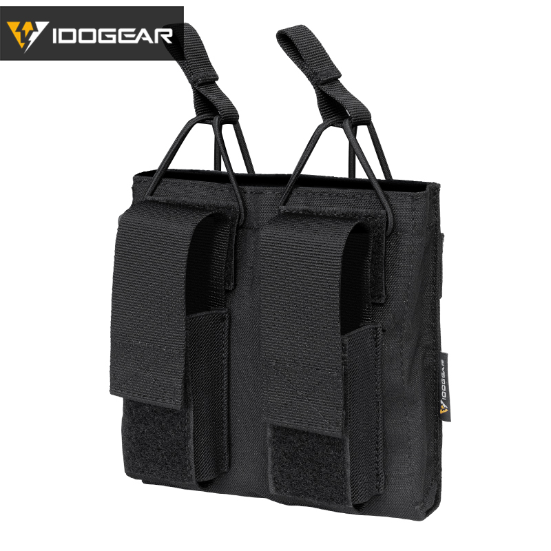 IDOGEAR Double Kangaroo Mag Pouch Tactical Molle Magazine Pouch for M4 M16 AR Magazine 3546