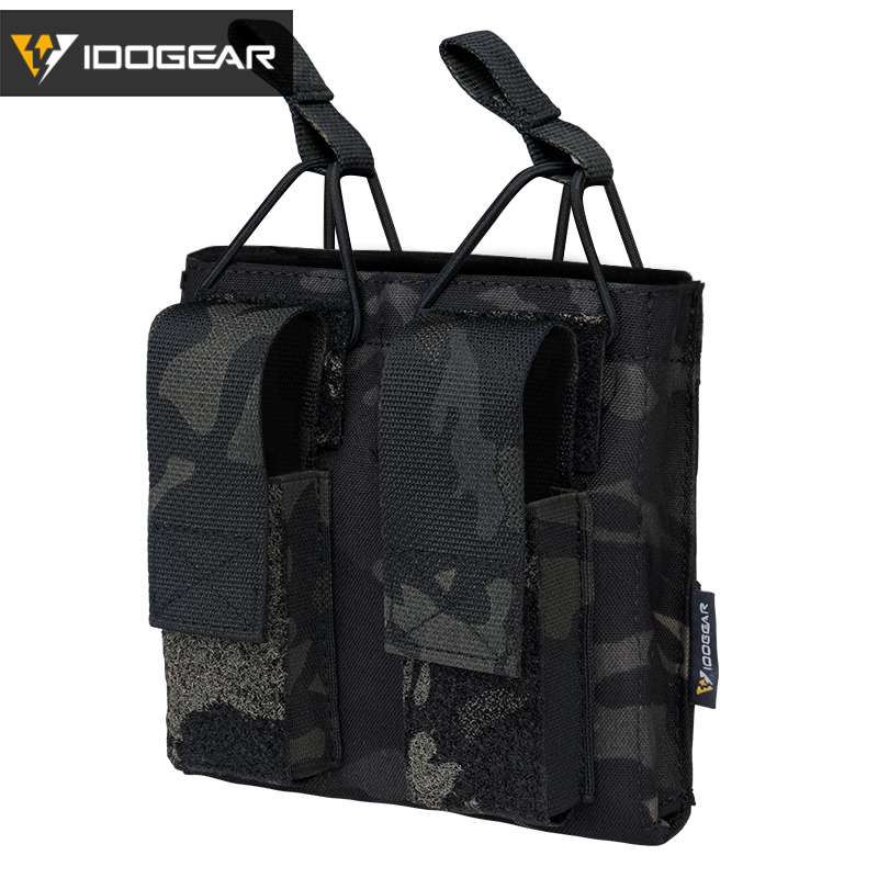 IDOGEAR Double Kangaroo Mag Pouch Tactical Molle Magazine Pouch for M4 M16 AR Magazine 3546