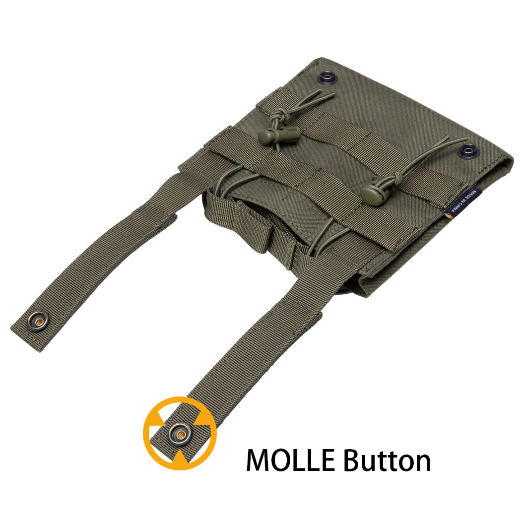 IDOGEAR Double Kangaroo Mag Pouch, Molle  For M4/M16 Magazines 3546
