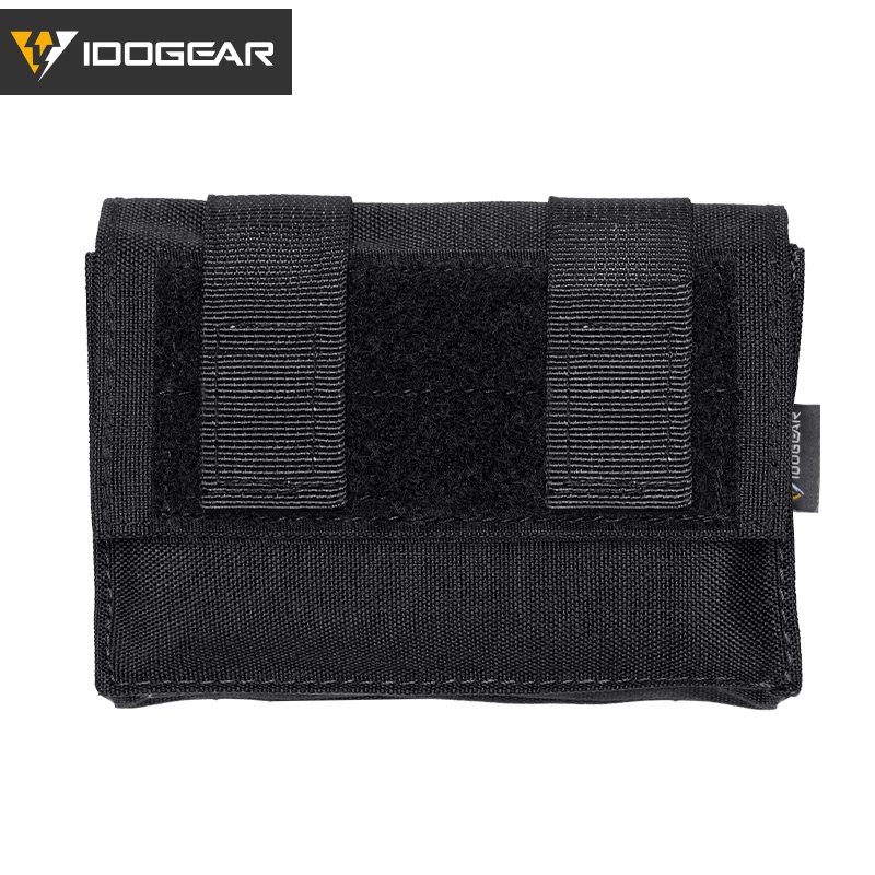 IDOGEAR Tactical FAST Helmet Utility Pouch Removable Rear Pouch NVG Counterweight Battery Pouch 3549